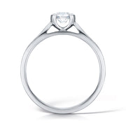 Round Brilliant 2 Claw Solitaire Diamond Ring